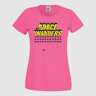 CAMISETA CHICA SPACE INVADERS