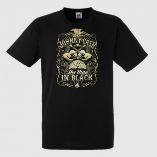 CAMISETA JHONNY CASH IN BLACK